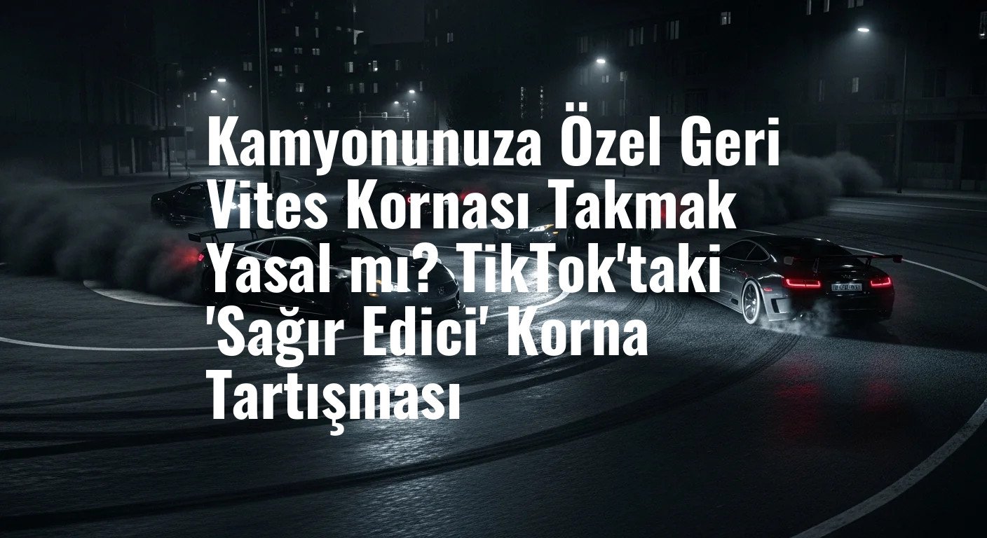 Kamyonunuza Özel Geri Vites Kornası Takmak Yasal mı? TikTok'taki 'Sağır Edici' Korna Tartışması