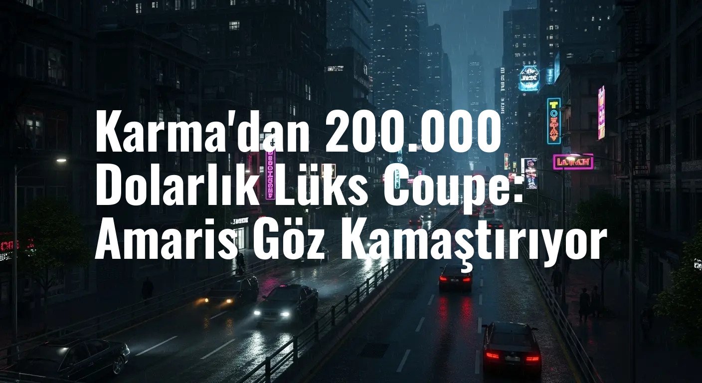 Karma Amaris Sahneye Çıktı: 200.000 Dolarlık Fiyatı ve 708 Beygirlik Gücüyle Lüks Segmenti Yeniden Tanımlıyor