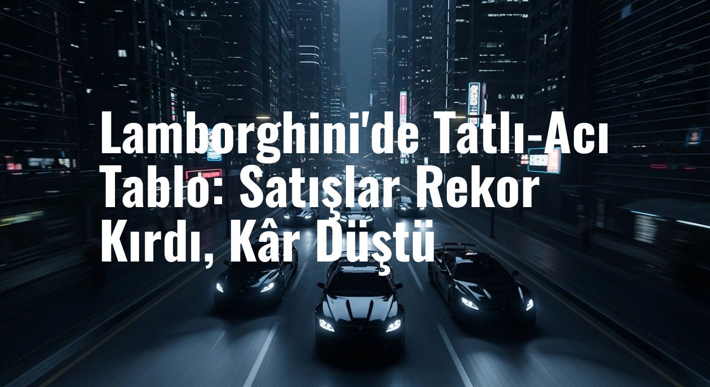 Lamborghini'de Tatlı-Acı Tablo: Satışlar Rekor Kırdı, Kâr Düştü