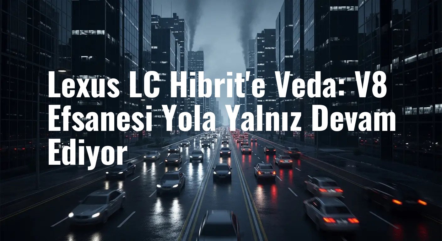 Lexus LC Hibrit'e Veda: V8 Efsanesi Yola Yalnız Devam Ediyor