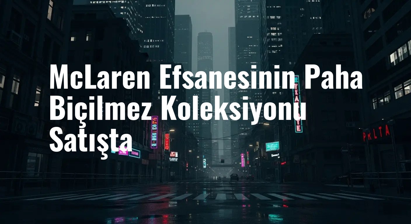 Otomobil Dünyası Bu Haberi Konuşuyor: McLaren'in Kurucu İsmi Mansour Ojjeh'in Efsanevi Koleksiyonu Satışa Çıktı