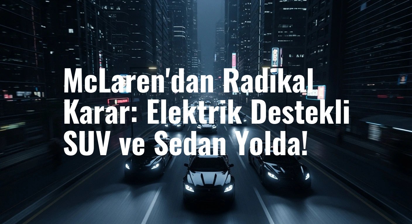 McLaren'dan Radikal Karar: Elektrik Destekli SUV ve Sedan Yolda!