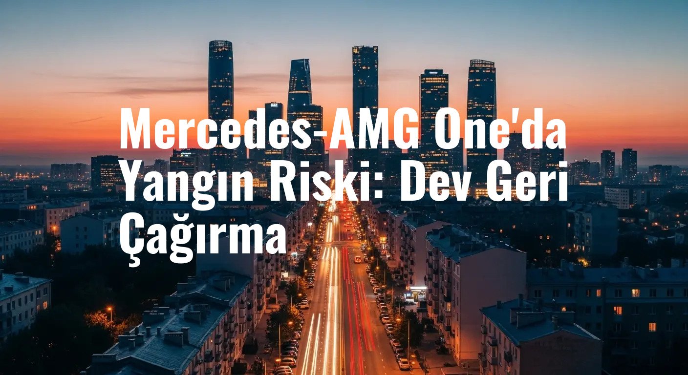 Mercedes-AMG One'da Yangın Riski: Dev Geri Çağırma