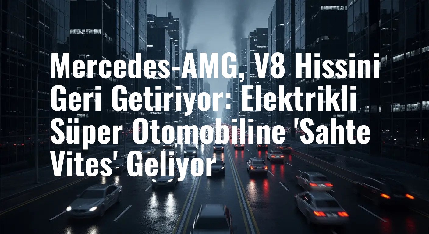 Mercedes-AMG, V8 Hissini Geri Getiriyor: Elektrikli Süper Otomobiline 'Sahte Vites' Geliyor