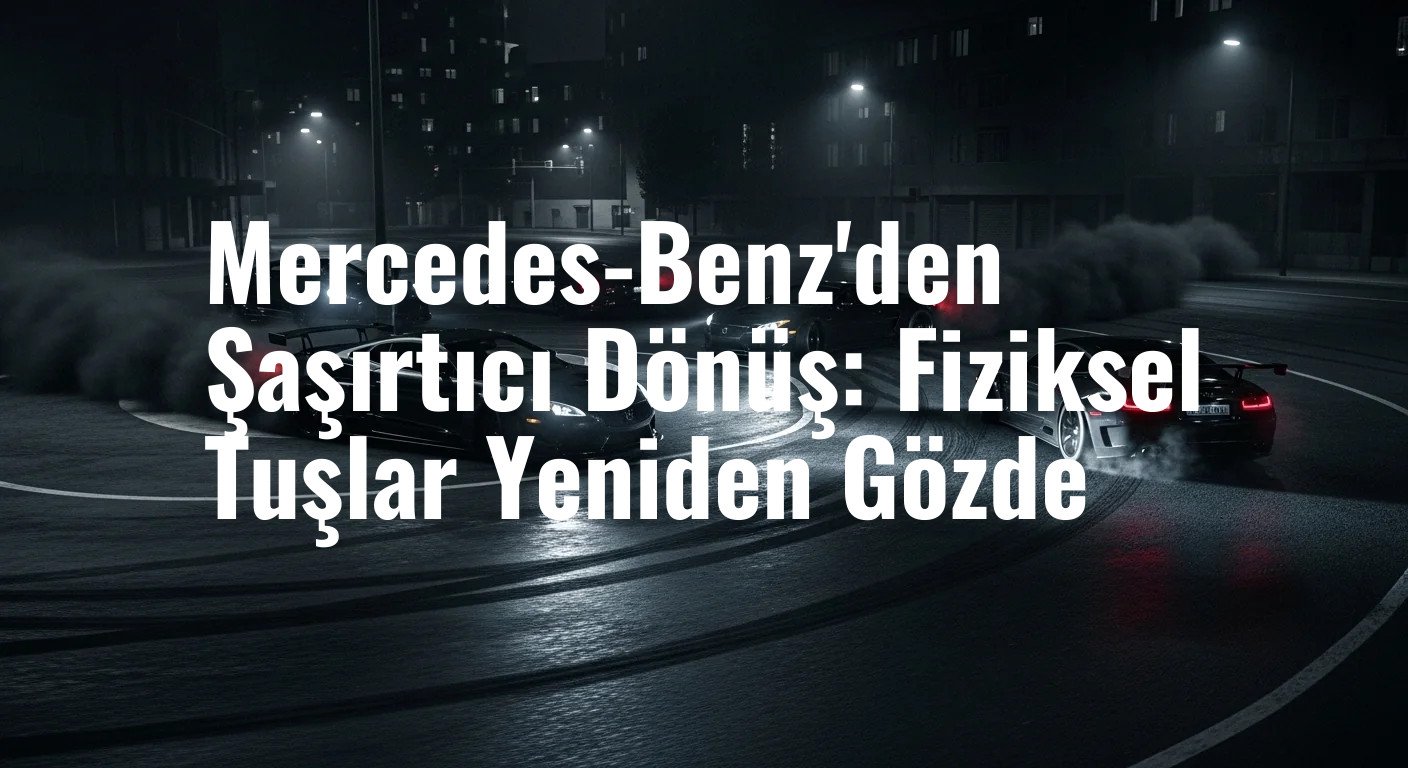 Mercedes-Benz'den Fiziksel Kontrollere Geri Dönüş: Veriler Dokunmatik Ekranlara Meydan Okuyor