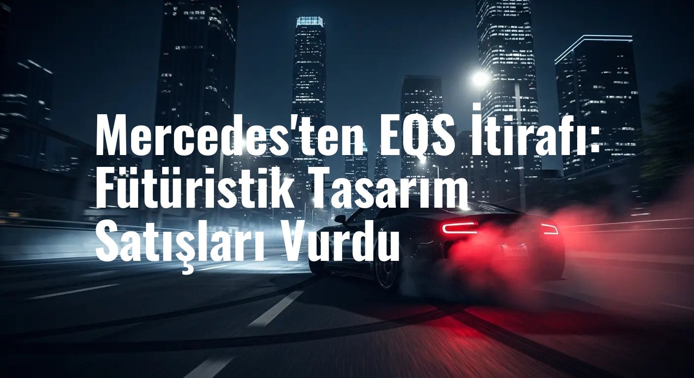 Mercedes'ten EQS İtirafı: Fütüristik Tasarım Satışları Vurdu