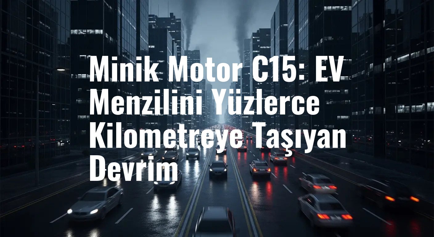 El Çantasına Sığan C15 Motoruyla Elektrikli Araçlarda Menzil Endişesi Tarihe Karışıyor!