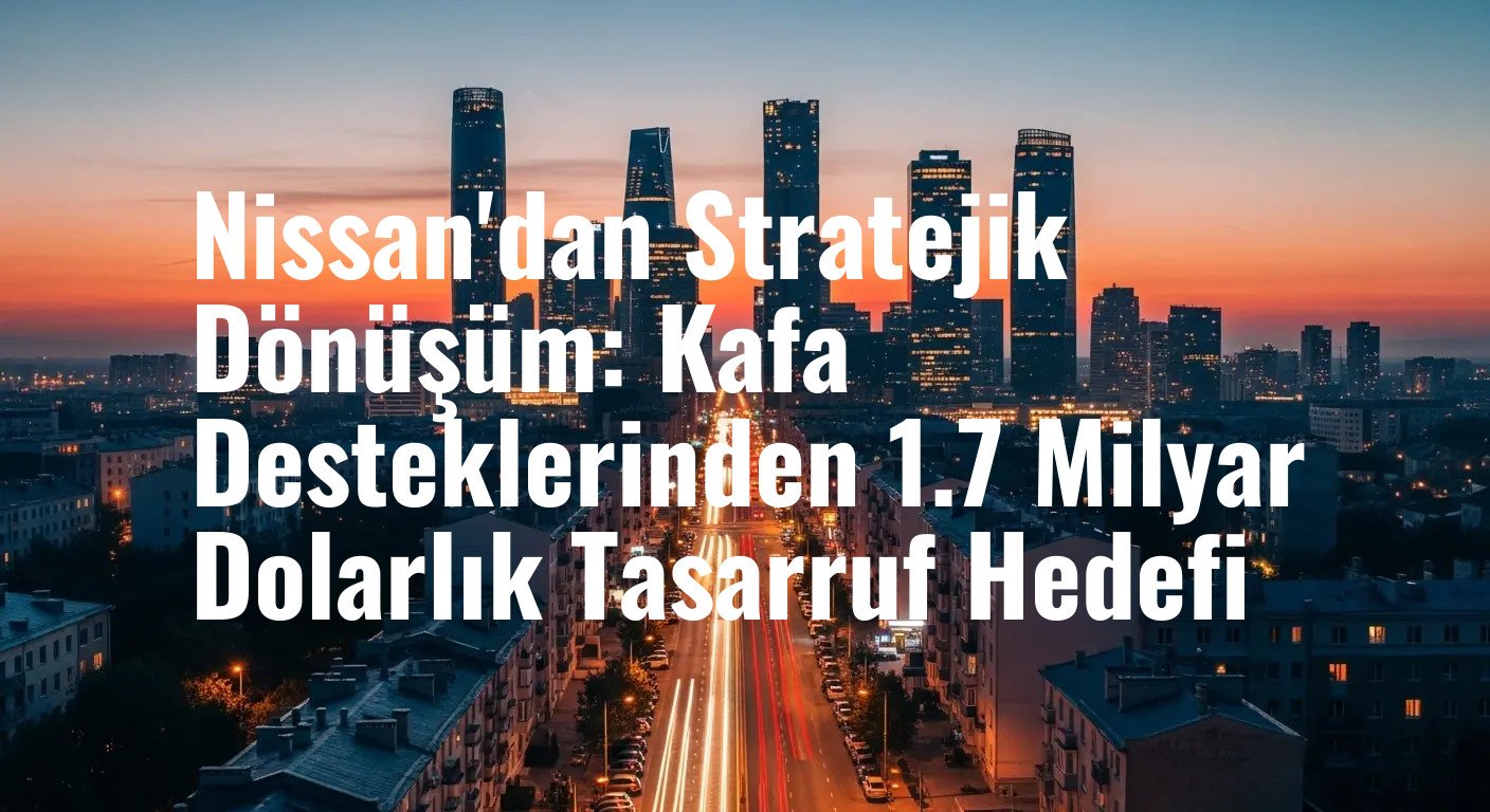 Nissan'dan Stratejik Dönüşüm: Kafa Desteklerinden 1.7 Milyar Dolarlık Tasarruf Hedefi