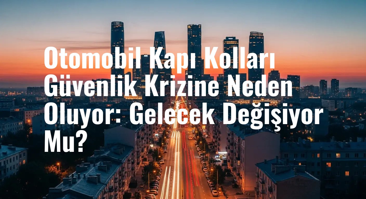 Otomobil Kapı Kolları Güvenlik Krizine Neden Oluyor: Gelecek Değişiyor Mu?