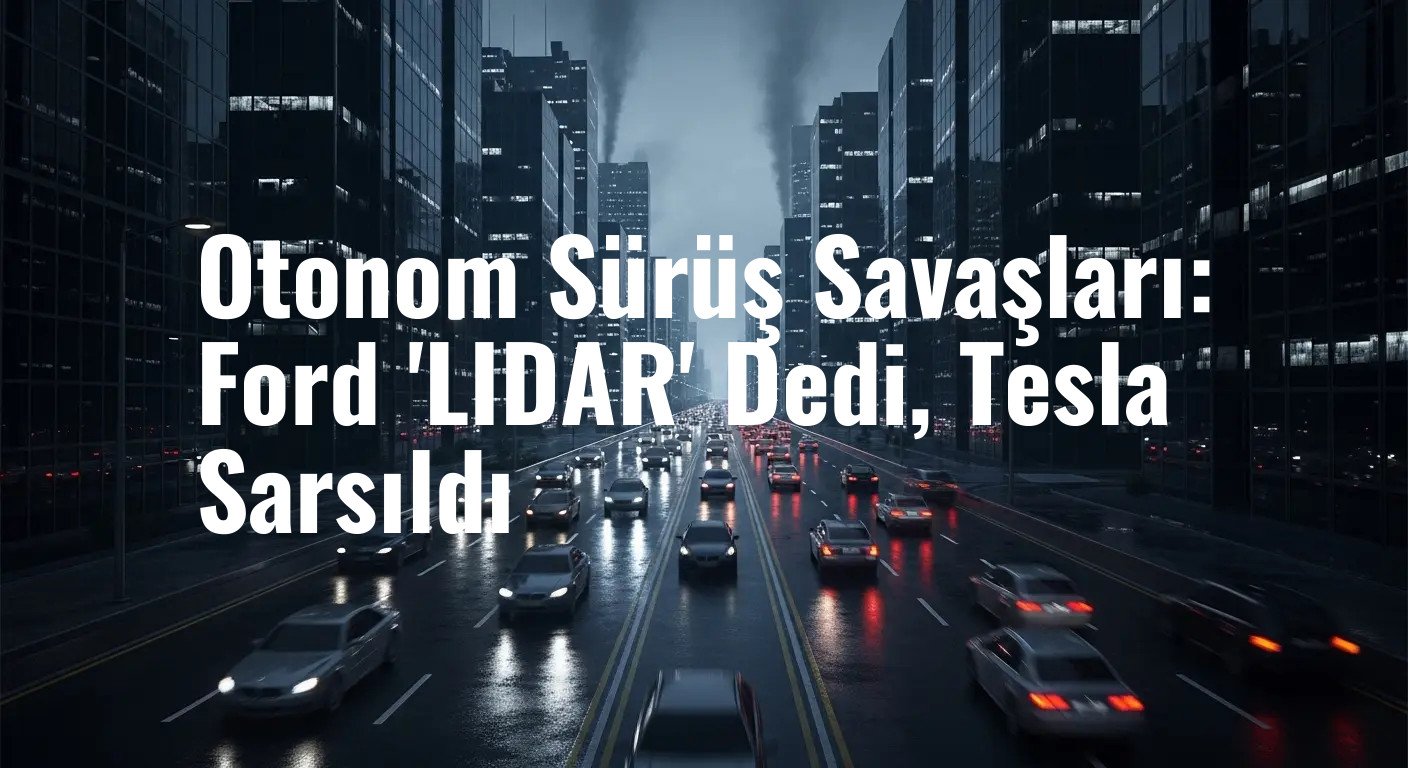 Otonom Sürüş Savaşları: Ford 'LIDAR' Dedi, Tesla Sarsıldı