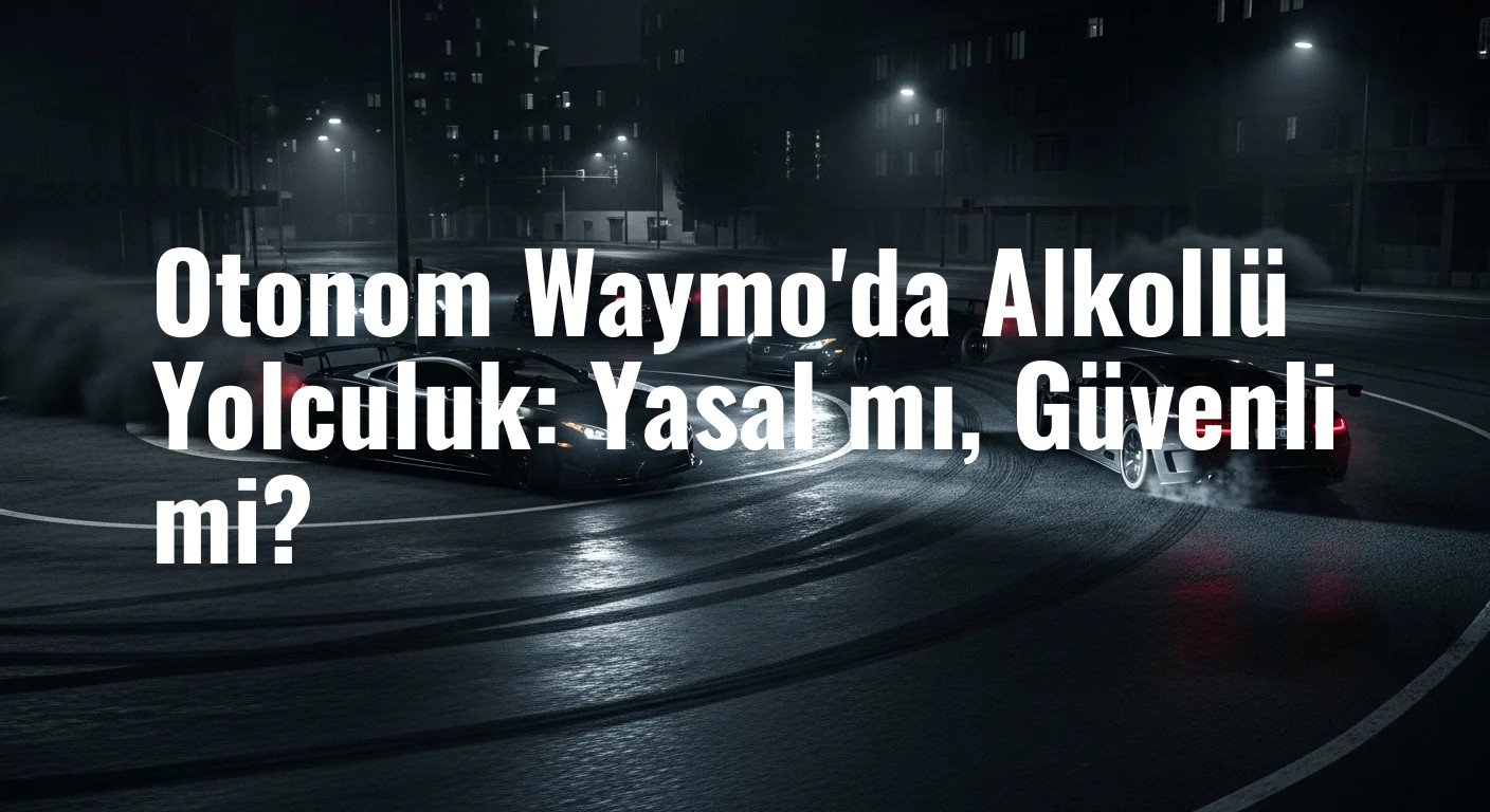 Otonom Waymo'da Alkollü Yolculuk: Yasal mı, Güvenli mi?