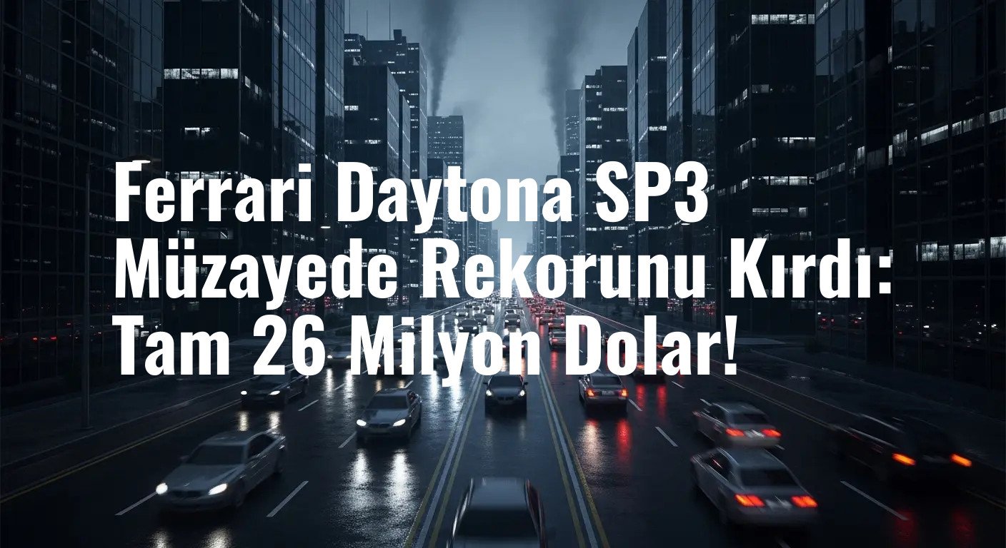 Ferrari Daytona SP3 Müzayede Rekorunu Kırdı: Tam 26 Milyon Dolar!