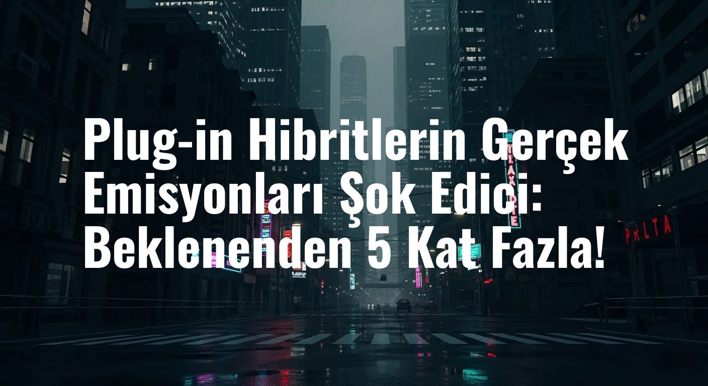 Plug-in Hibritlerin Gerçek CO2 Emisyonları: Otomobil Üreticilerinin İddiaları Mercek Altında
