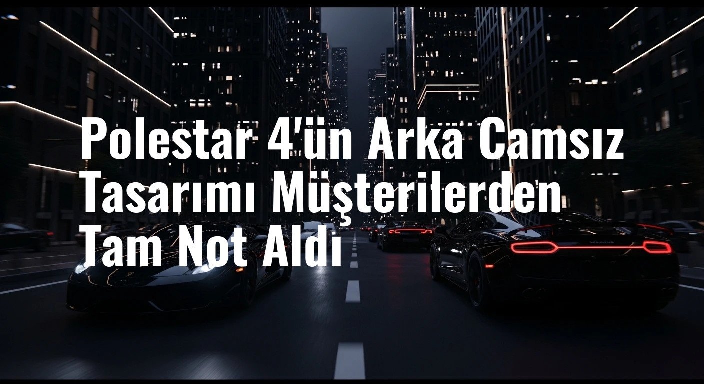Polestar 4'ün Arka Camsız Tasarımı Müşterilerden Tam Not Aldı
