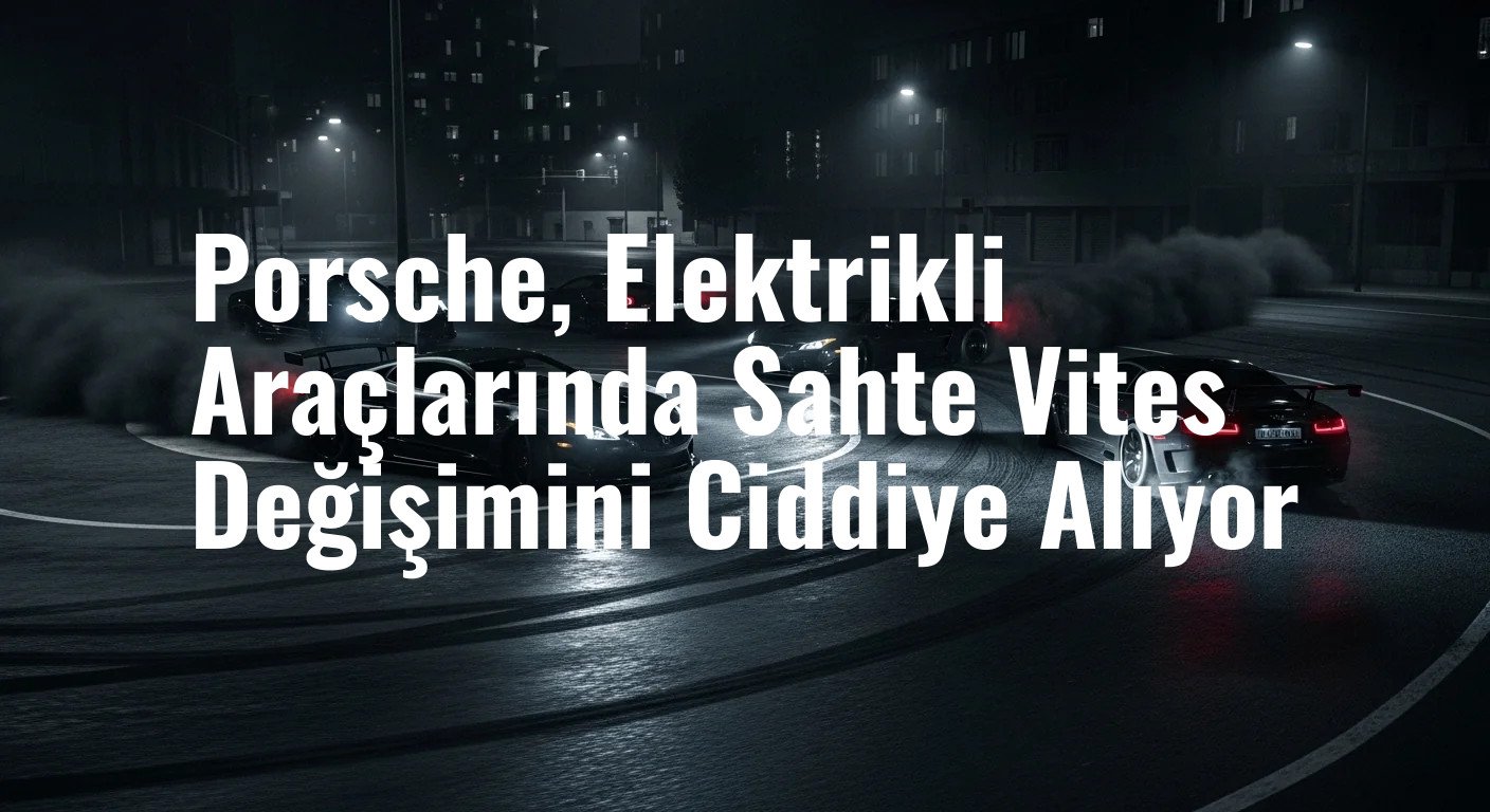 Porsche'nin Sanal Vites Devrimi: Elektrikli Araçlarda Gerçek Sürüş Hissi Kapıda
