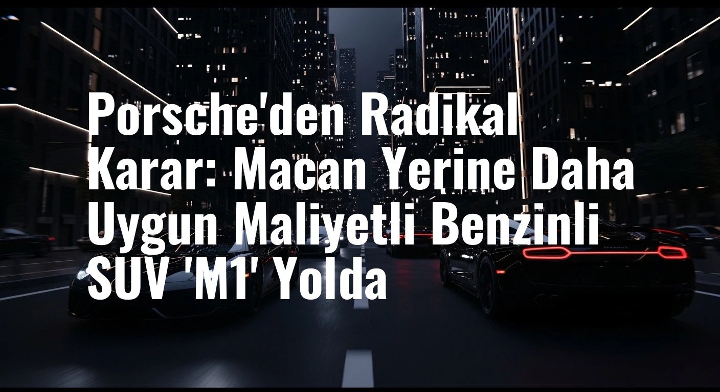 Porsche'nin Beklenmedik Dönüşü: Yeni Benzinli SUV 'M1' ile Maliyet Odaklı Strateji