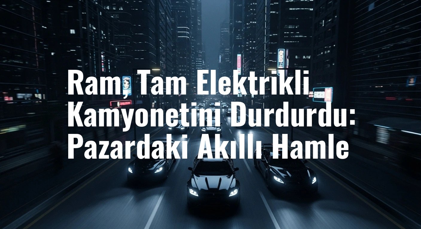 Ram, Tam Elektrikli Kamyonetini Durdurdu: Pazardaki Akıllı Hamle