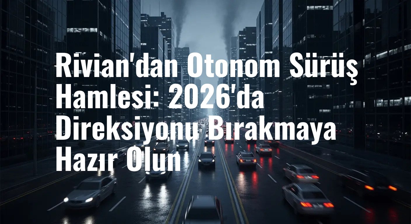 Rivian'dan Otonom Sürüş Hamlesi: 2026'da Direksiyonu Bırakmaya Hazır Olun