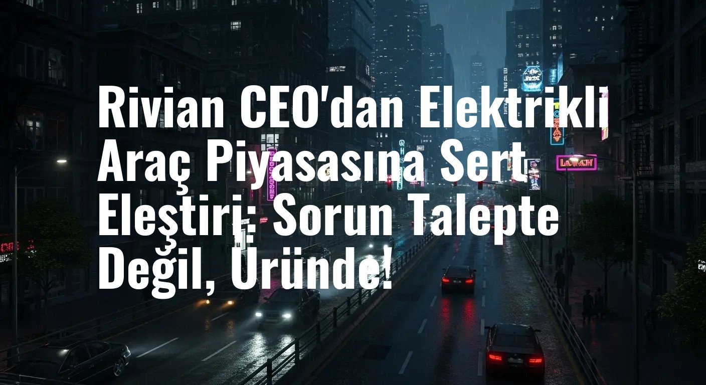 Rivian CEO'dan Elektrikli Araç Piyasasına Sert Eleştiri: Sorun Talepte Değil, Üründe!