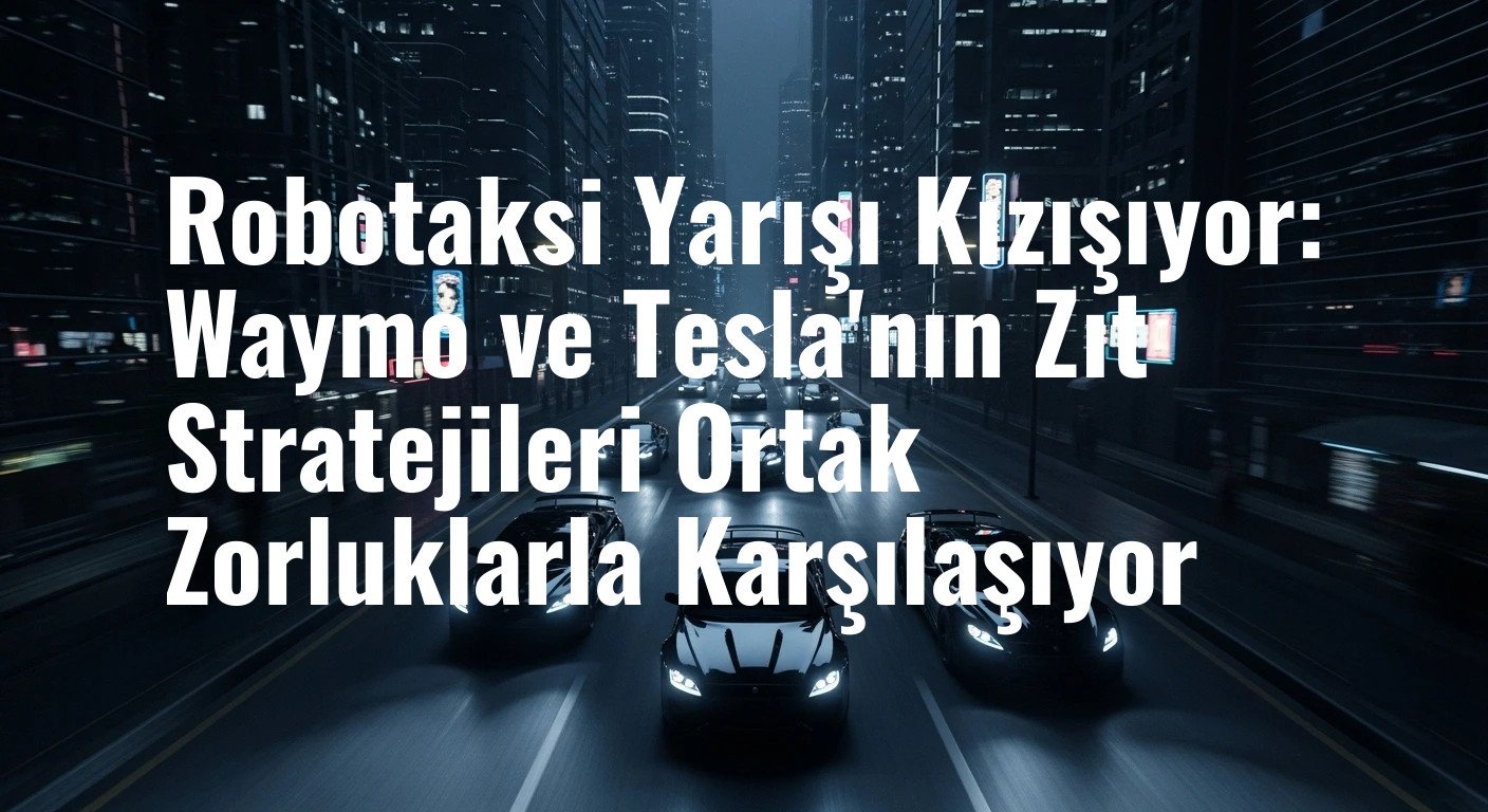 Robotaksi Yarışı Kızışıyor: Waymo ve Tesla'nın Zıt Stratejileri Ortak Zorluklarla Karşılaşıyor