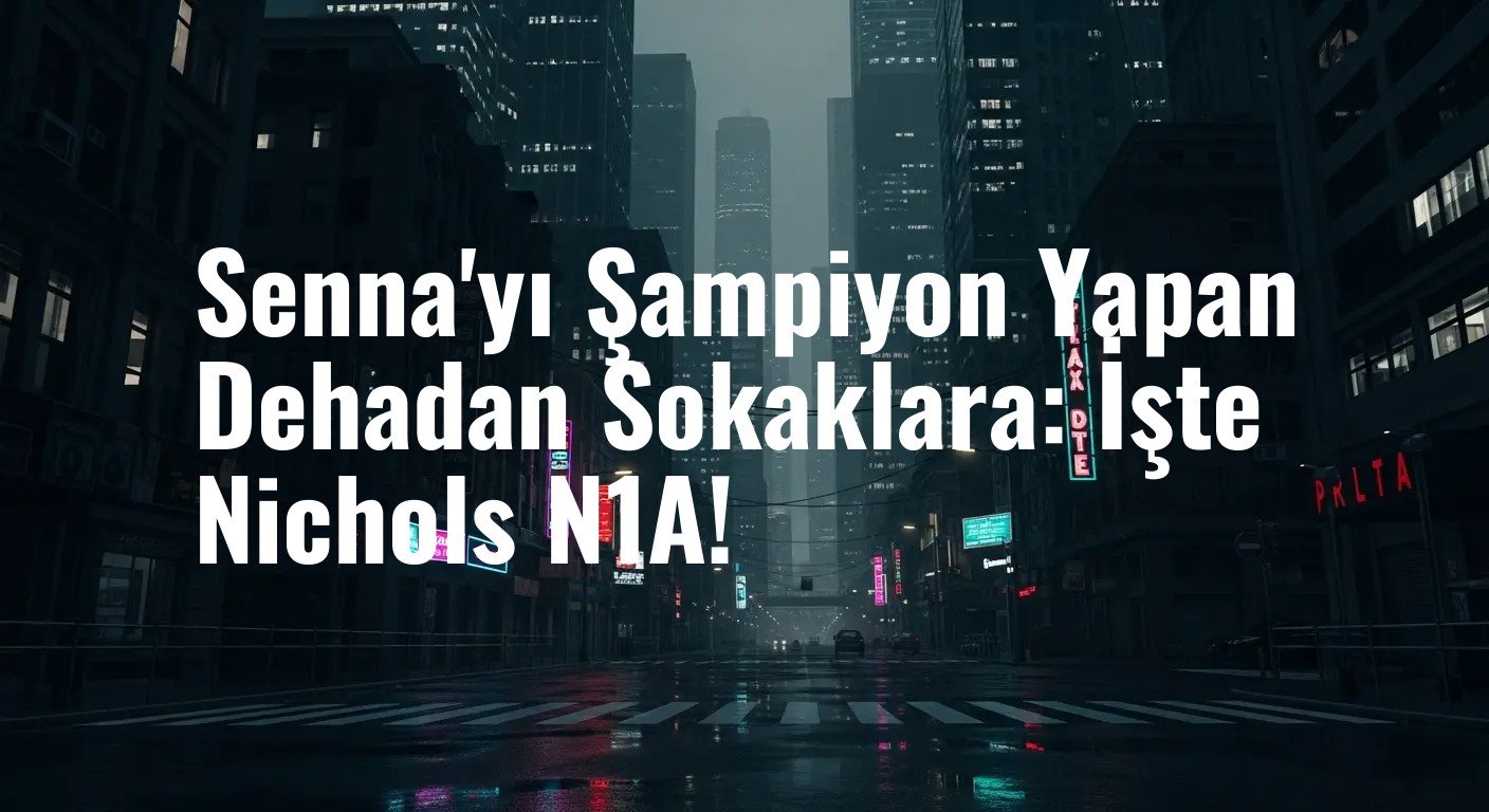 Senna'yı Şampiyon Yapan Dehadan Sokaklara: İşte Nichols N1A!