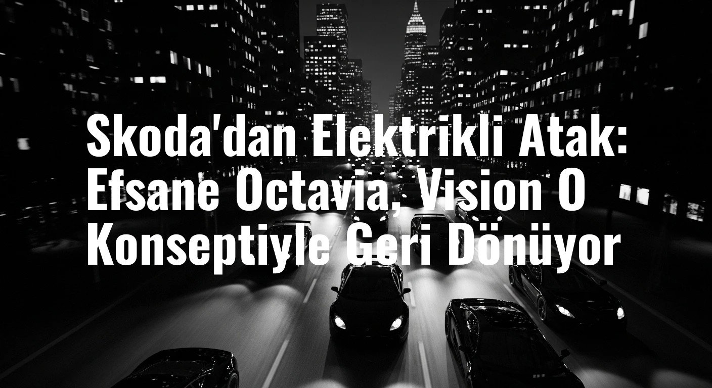 Avrupa'nın Yeni Elektrikli Gözdesi Yolda: Skoda'dan Octavia Wagon'u Baştan Yazan Vision O Konsepti