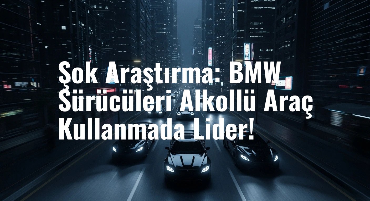 ABD'de Alkollü Sürüş Raporu: BMW Sürücüleri Zirvede, Z Kuşağı Endişelendiriyor