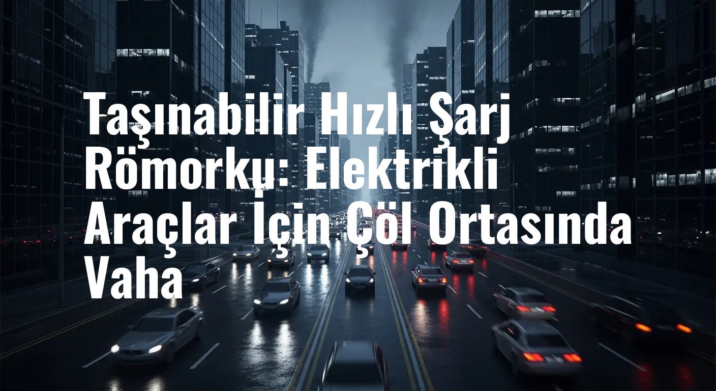 Römorka Monte Güç: Mobil DC Hızlı Şarj Cihazları Elektrikli Araç Sahiplerinin İmdadına Yetişiyor