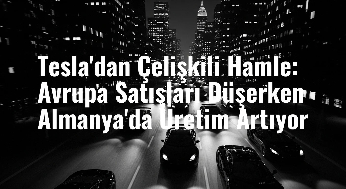Tesla'dan Çelişkili Hamle: Avrupa Satışları Düşerken Almanya'da Üretim Artıyor