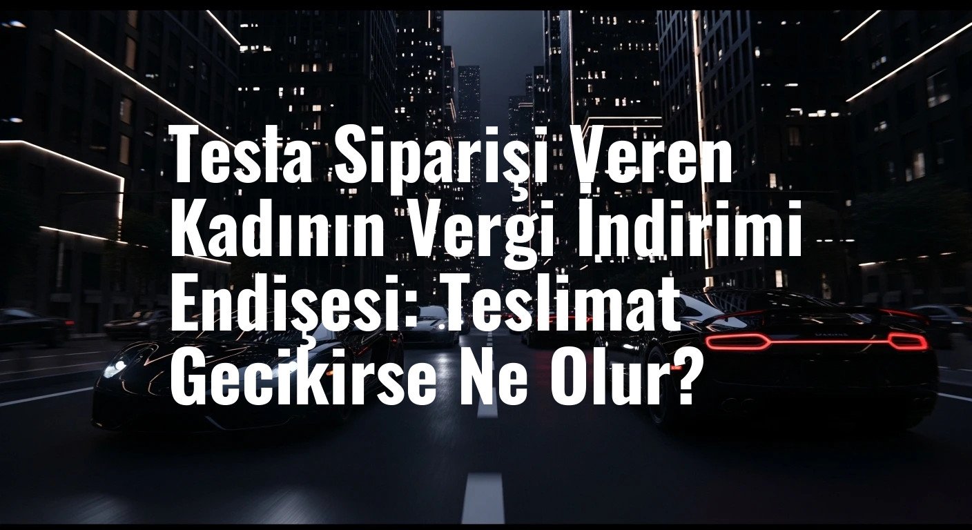 Tesla Siparişi Veren Kadının Vergi İndirimi Endişesi: Teslimat Gecikirse Ne Olur?