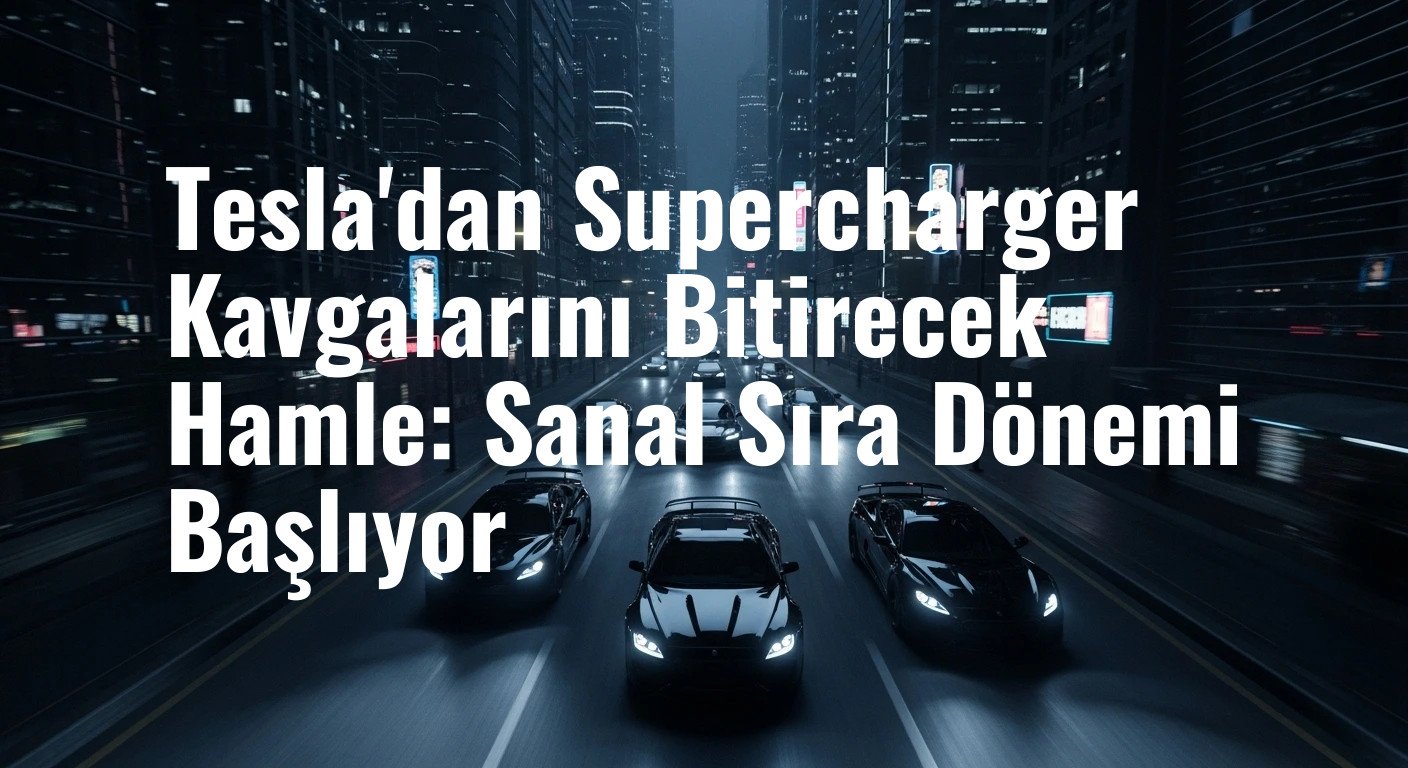 Tesla'dan Supercharger Kavgalarını Bitirecek Hamle: Sanal Sıra Dönemi Başlıyor