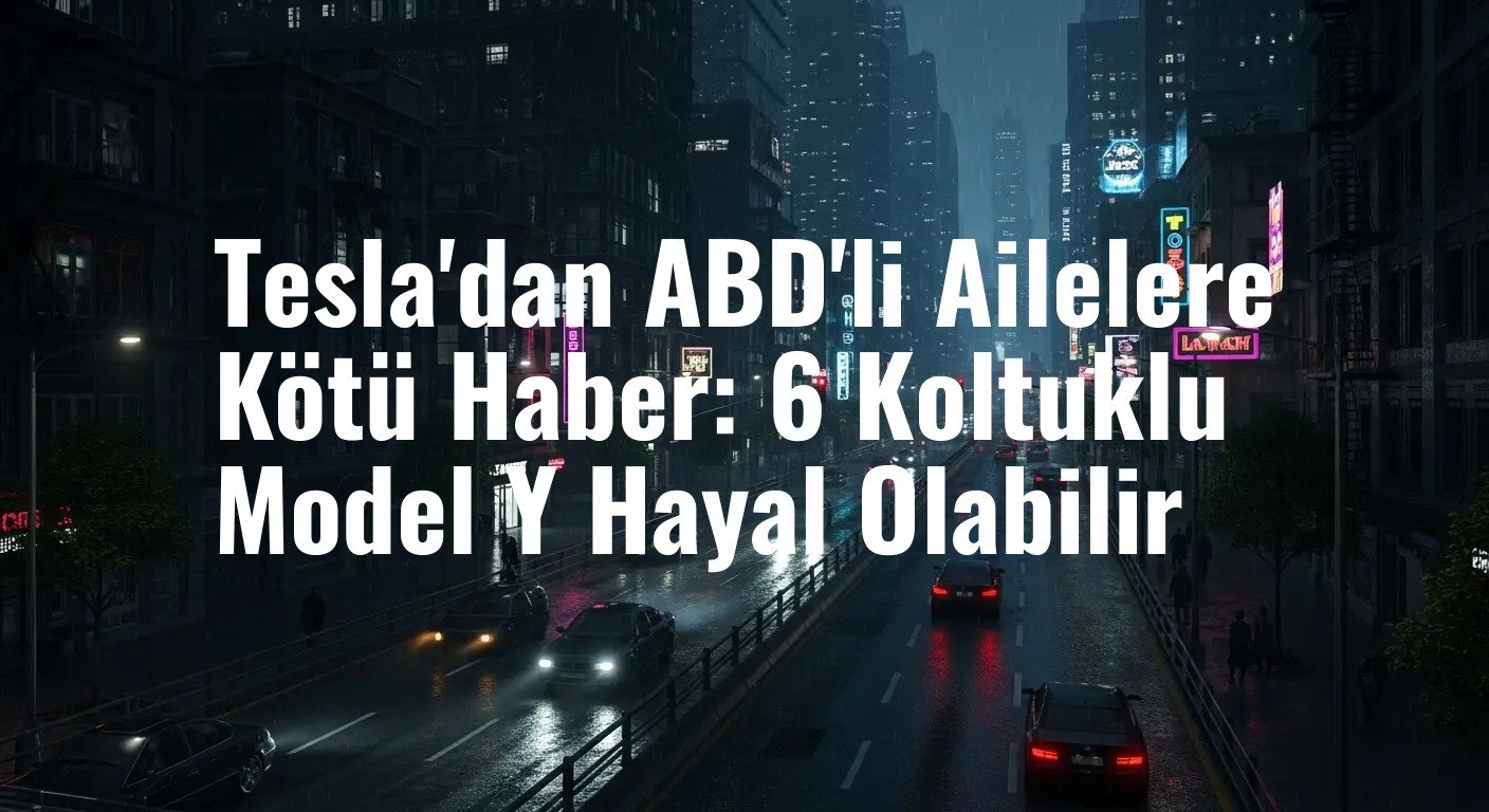 Tesla'dan ABD'li Ailelere Kötü Haber: 6 Koltuklu Model Y Hayal Olabilir