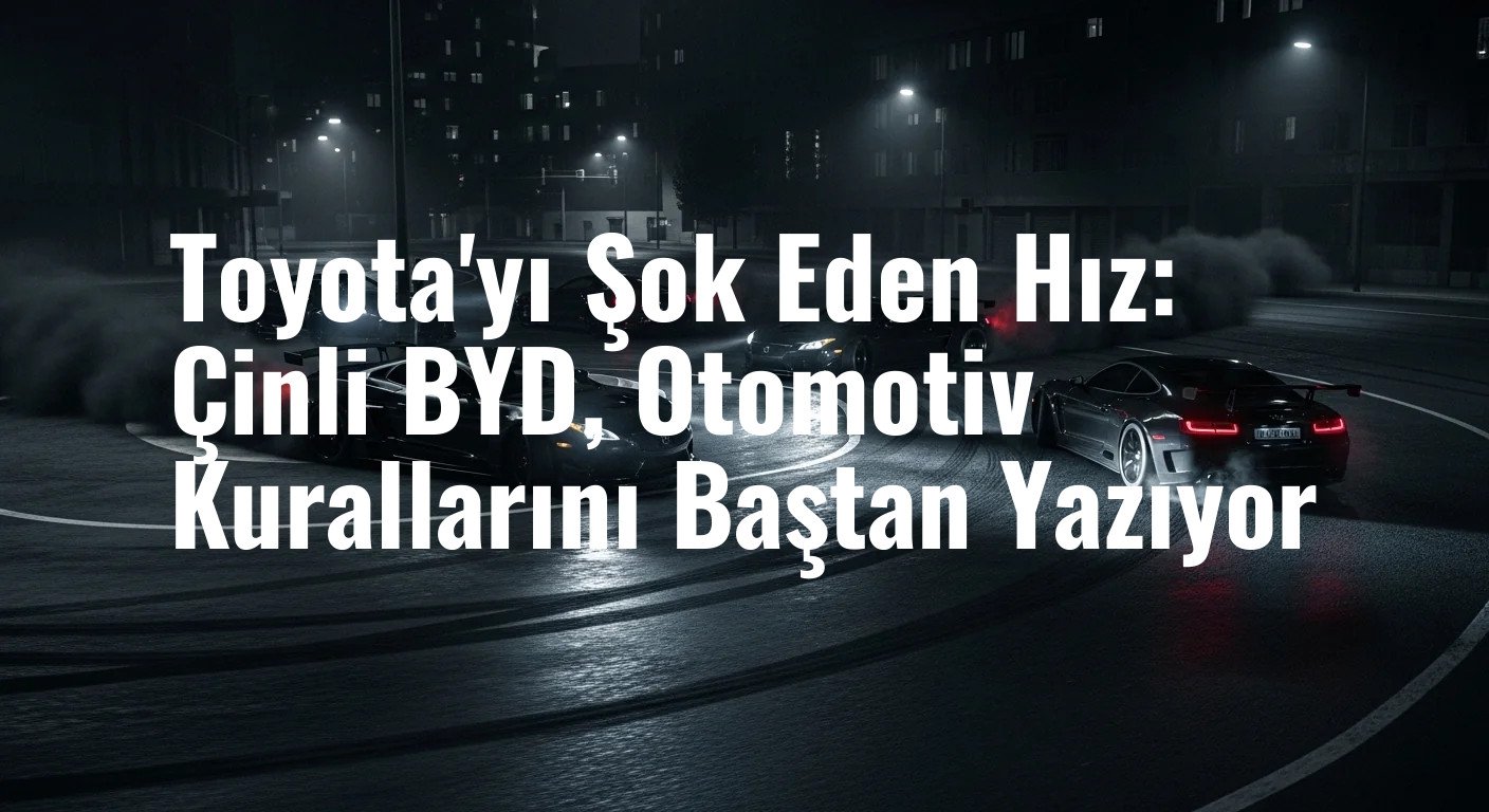 Toyota'yı Şok Eden Hız: Çinli BYD, Otomotiv Kurallarını Baştan Yazıyor