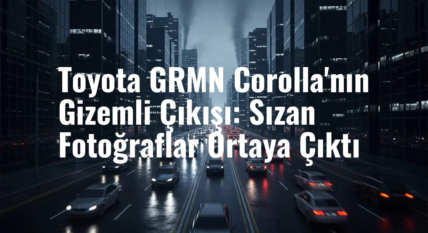Toyota GRMN Corolla'nın Gizemli Çıkışı: Sızan Fotoğraflar Ortaya Çıktı