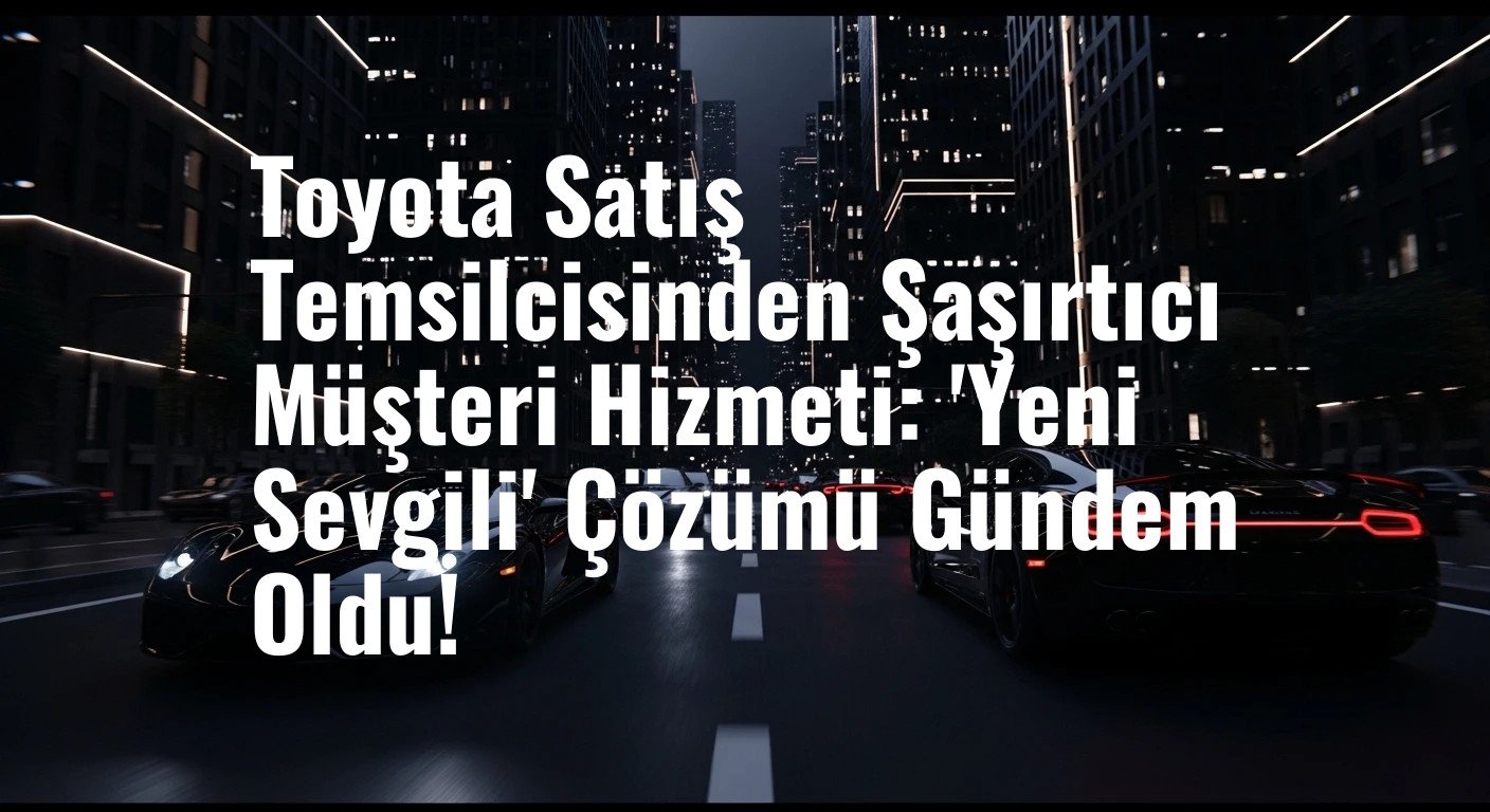 Toyota Satış Temsilcisinden Şaşırtıcı Müşteri Hizmeti: 'Yeni Sevgili' Çözümü Gündem Oldu!