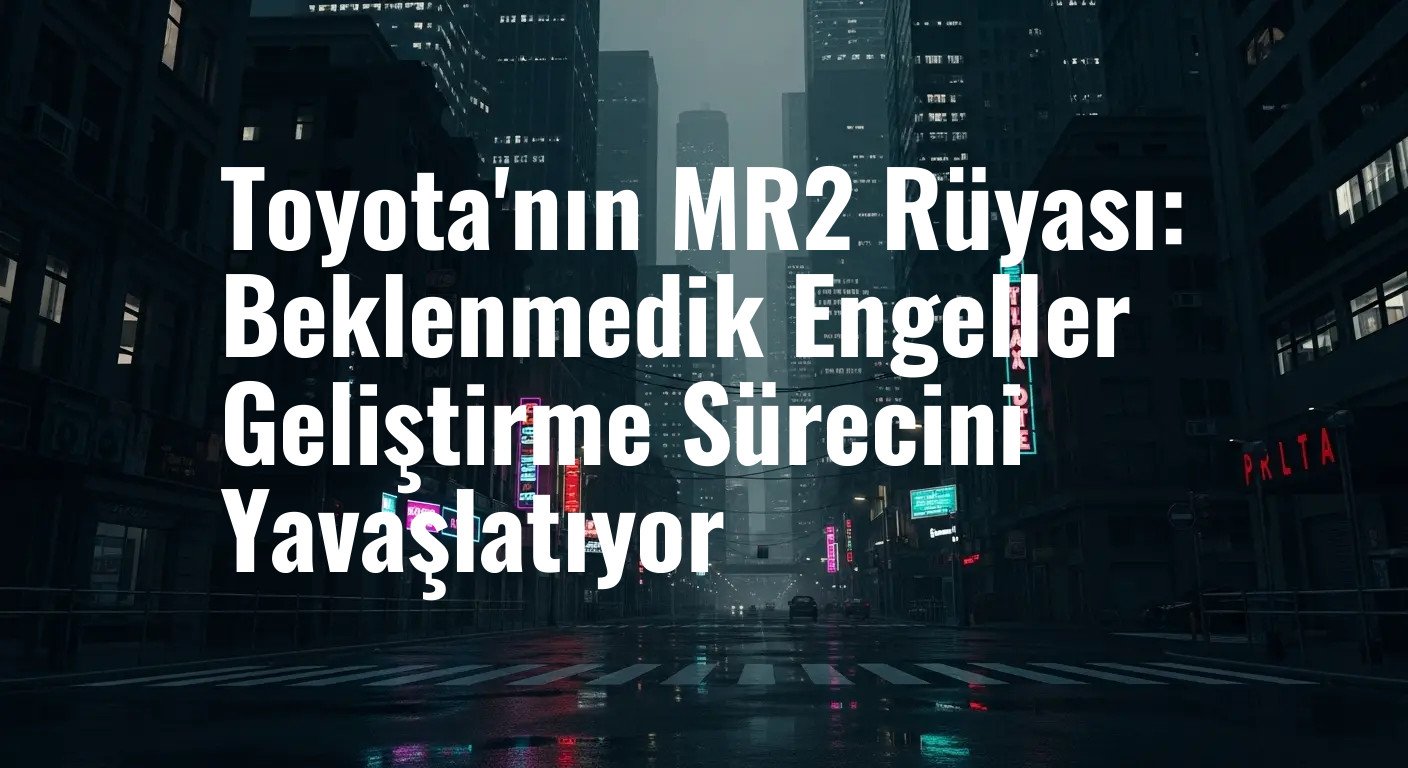 Yeni MR2'nin Dönüşü Sekteye Uğradı: Toyota, Ortadan Motorlu Projesindeki Zorlukları Açıkladı
