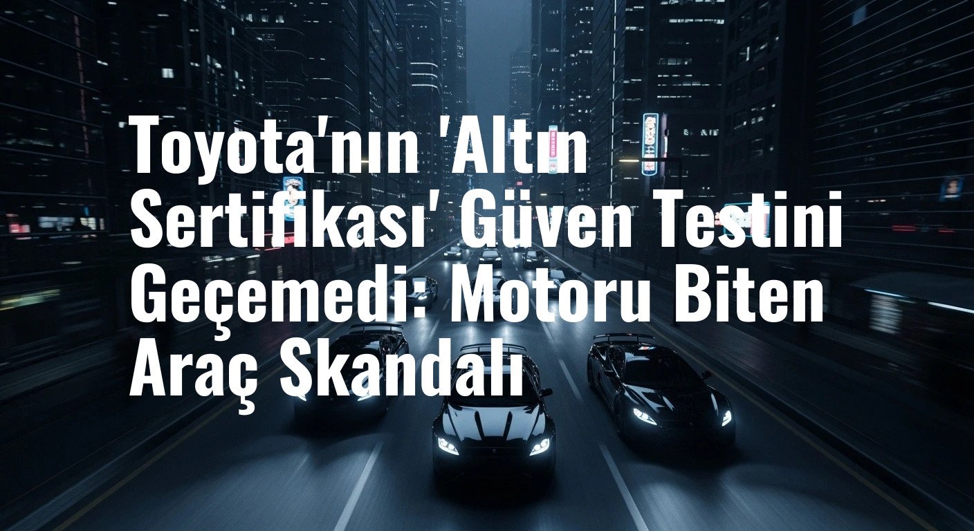 Toyota'nın 'Altın Sertifikası' Güven Testini Geçemedi: Motoru Biten Araç Skandalı