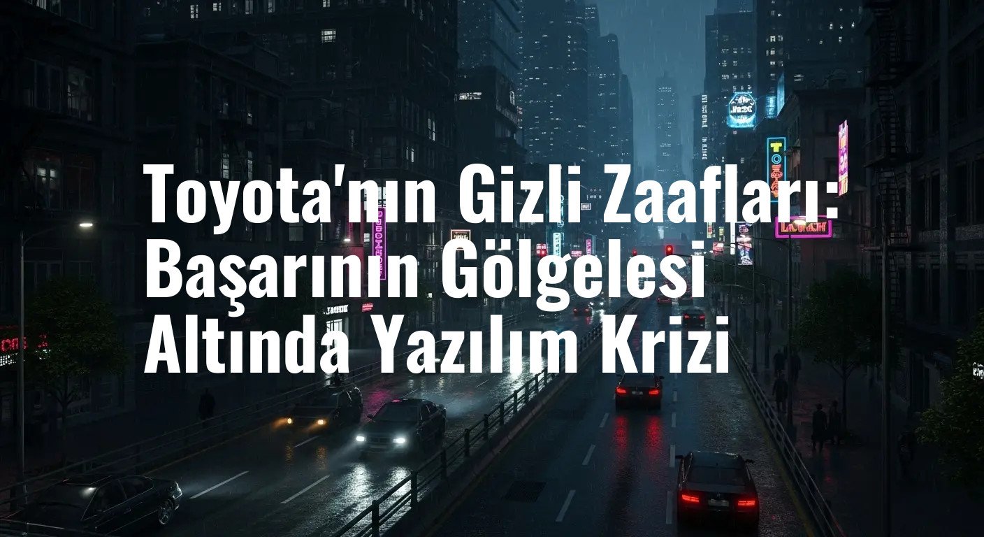 Otomotiv Devi Toyota'da 'Yazılım' Alarmı: Başarı Kültürü İnovasyonun Önünü mü Kesiyor?