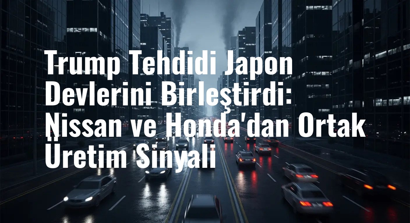 Trump Tehdidi Japon Devlerini Birleştirdi: Nissan ve Honda'dan Ortak Üretim Sinyali