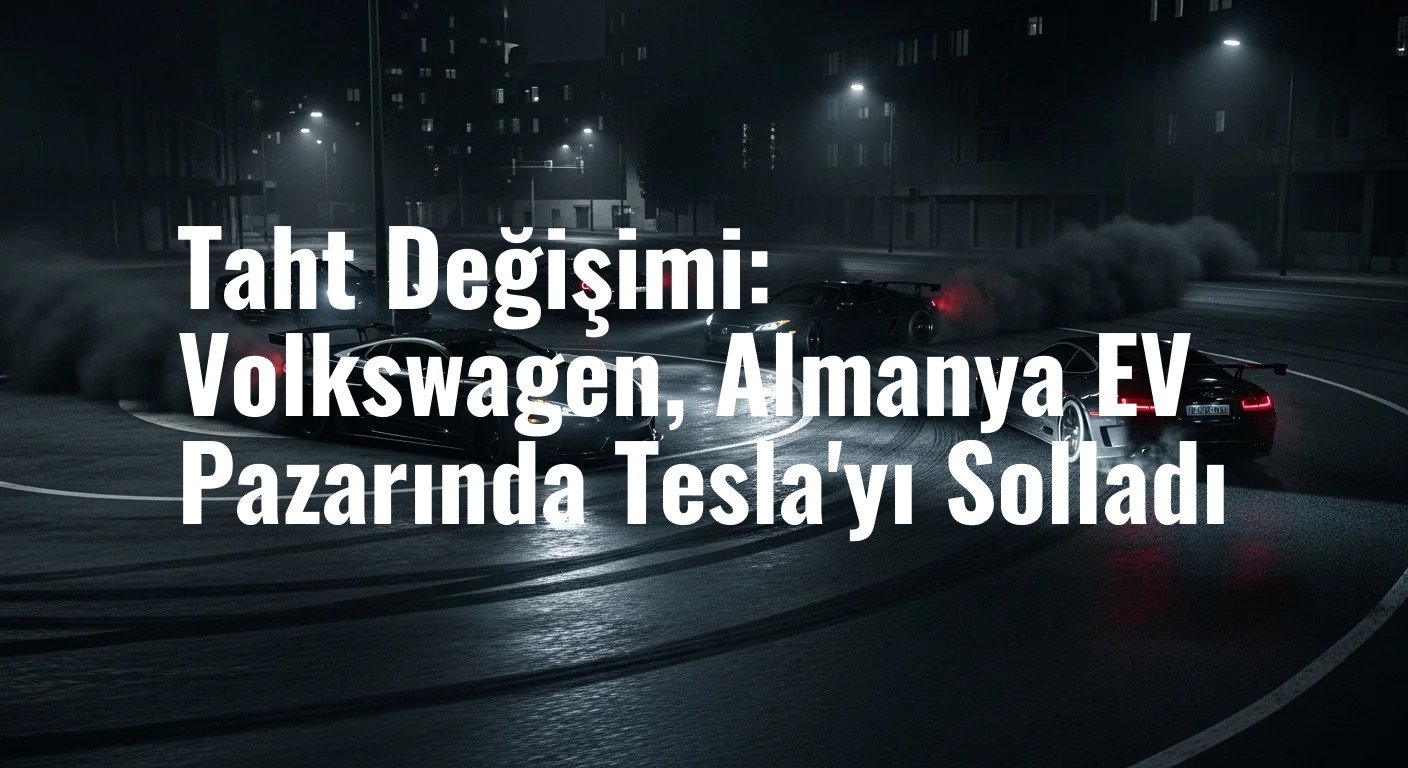 Taht Değişimi: Volkswagen, Almanya EV Pazarında Tesla'yı Solladı