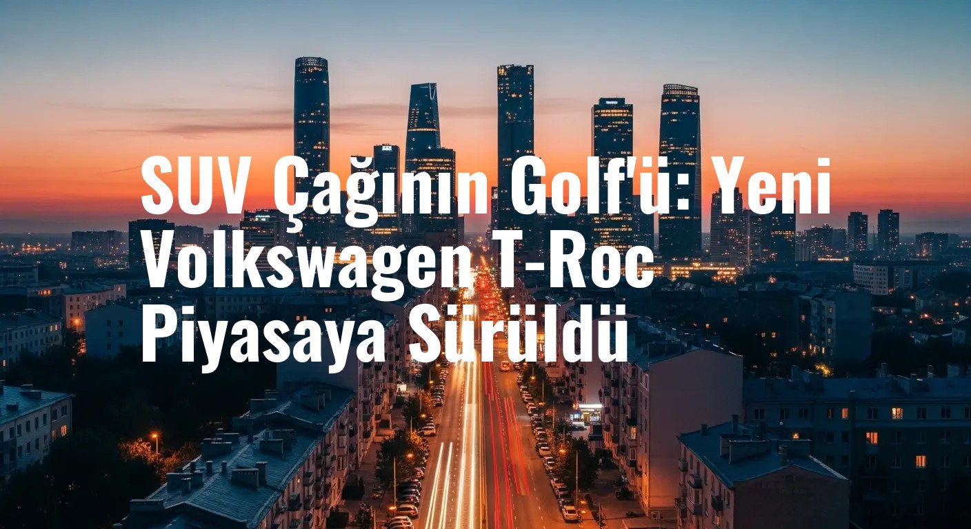 SUV Çağının Golf'ü: Yeni Volkswagen T-Roc Piyasaya Sürüldü