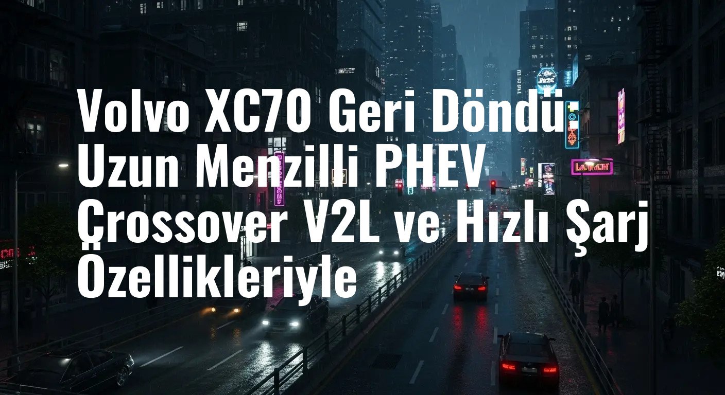 Volvo XC70 Geri Döndü: Uzun Menzilli PHEV Crossover V2L ve Hızlı Şarj Özellikleriyle