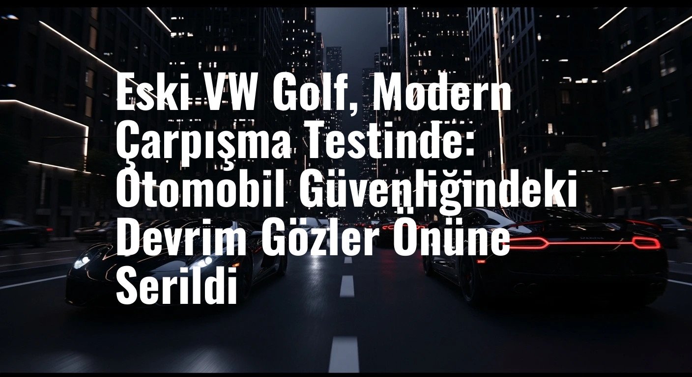 Eski VW Golf, Modern Çarpışma Testinde: Otomobil Güvenliğindeki Devrim Gözler Önüne Serildi