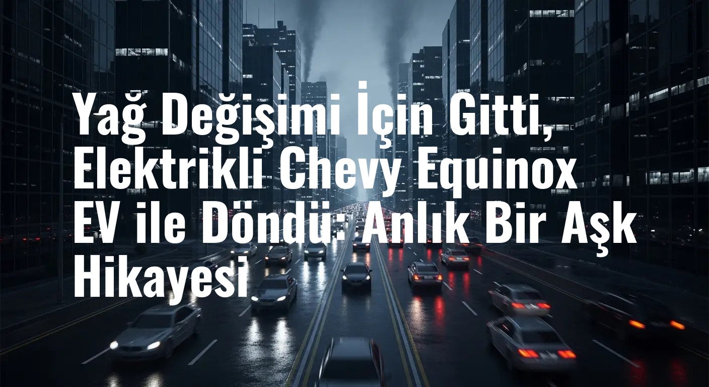 Yağ Değişimi İçin Gitti, Elektrikli Chevy Equinox EV ile Döndü: Anlık Bir Aşk Hikayesi
