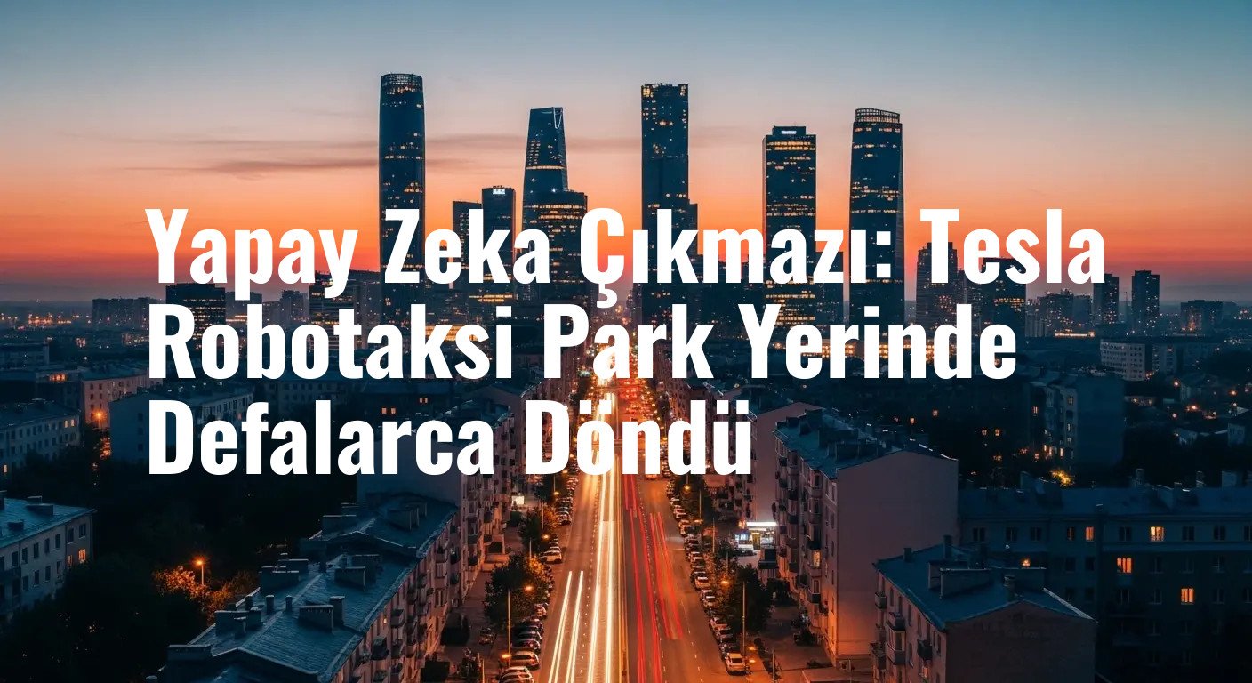 Yapay Zeka Çıkmazı: Tesla Robotaksi Park Yerinde Defalarca Döndü