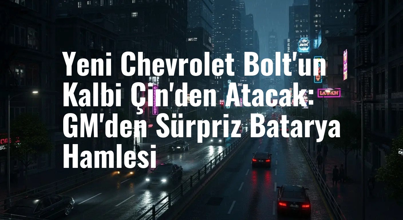 Yeni Chevrolet Bolt EV, Bataryalarını Beklenmedik Bir Kaynaktan Alacak: Çin'den İthal Edilecek!