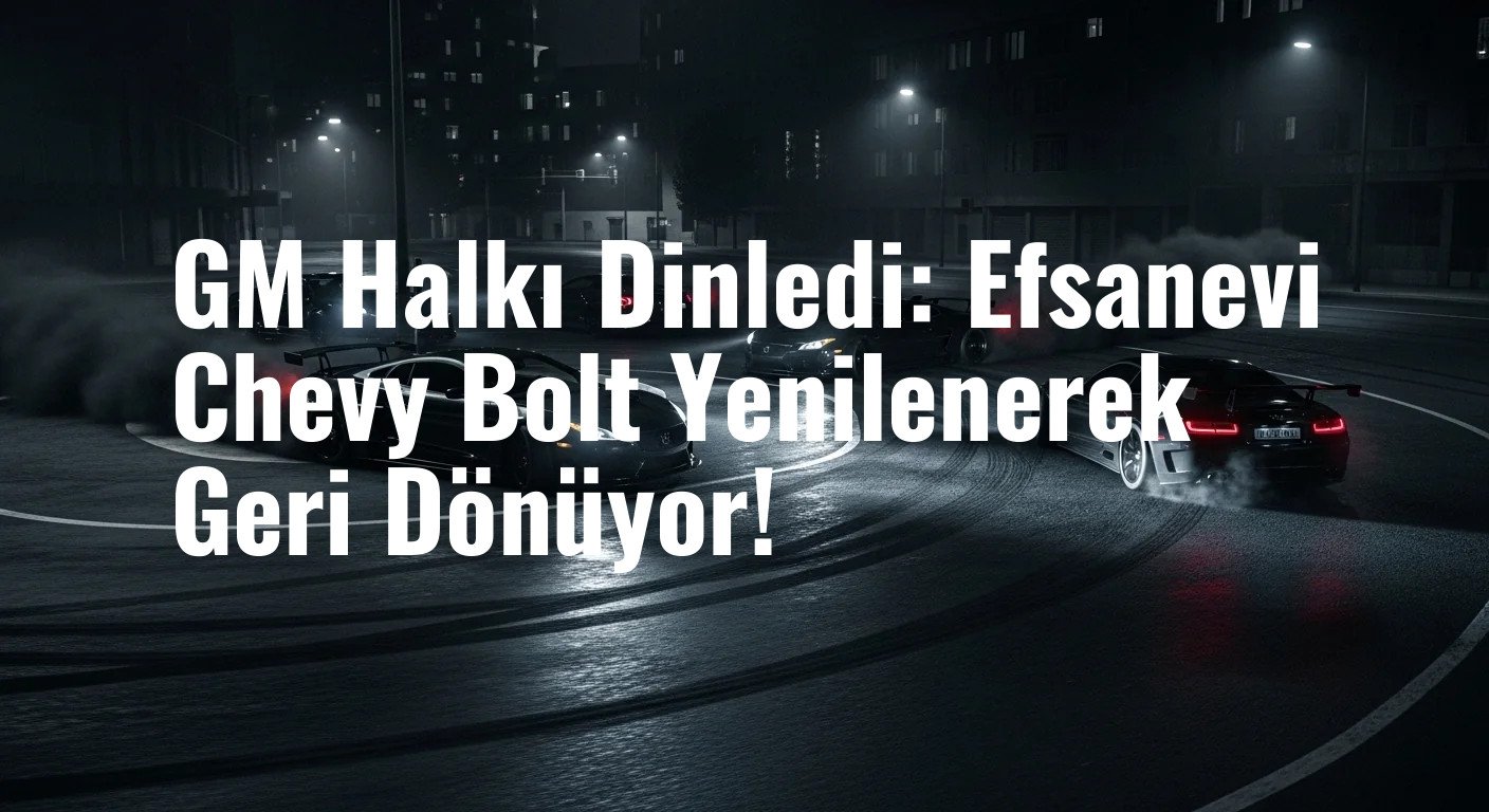 GM Halkı Dinledi: Efsanevi Chevy Bolt Yenilenerek Geri Dönüyor!
