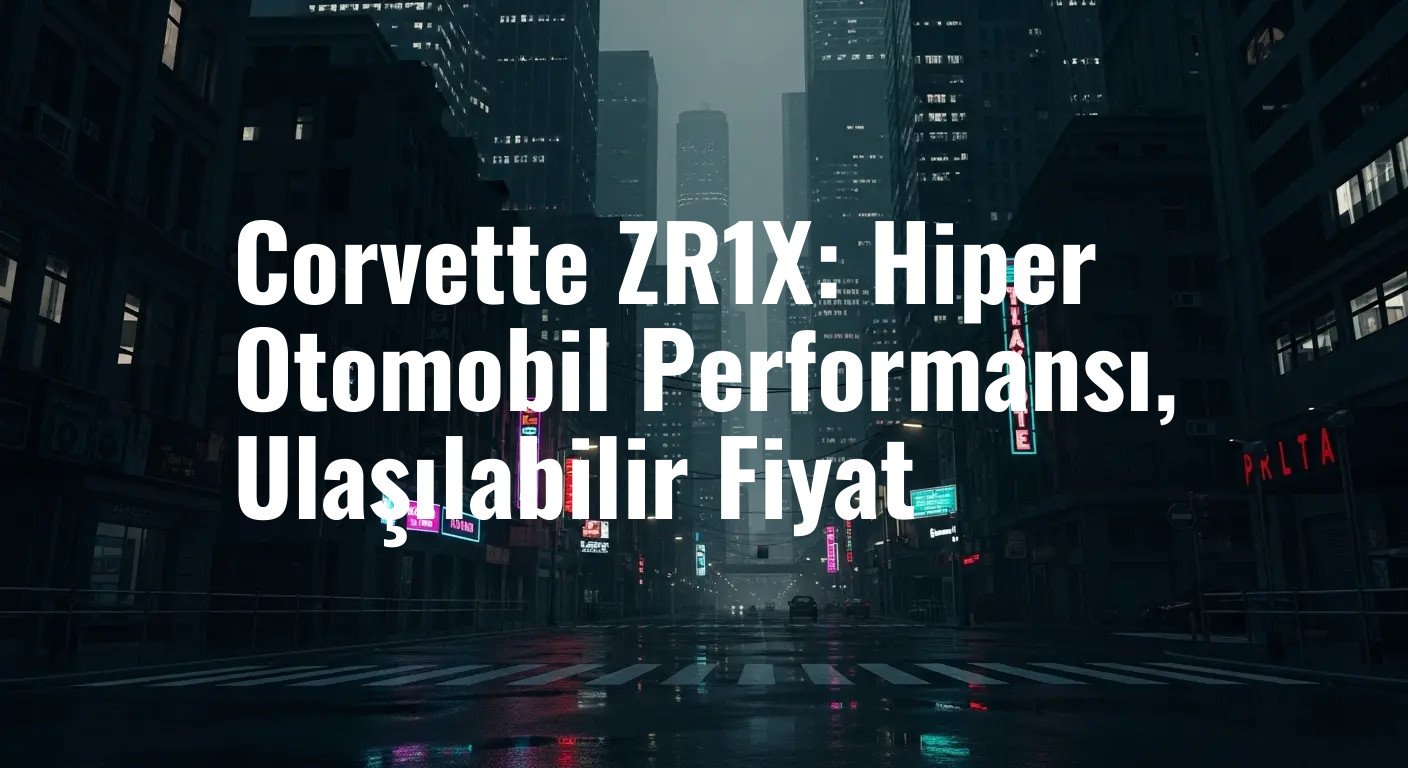 Corvette ZR1X: Hiper Otomobil Performansı, Ulaşılabilir Fiyat