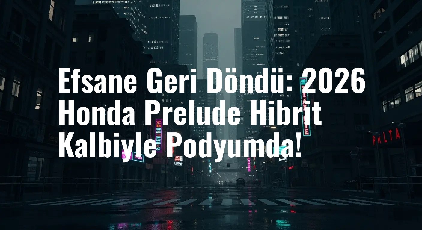 Efsane Geri Döndü: 2026 Honda Prelude Hibrit Kalbiyle Podyumda!