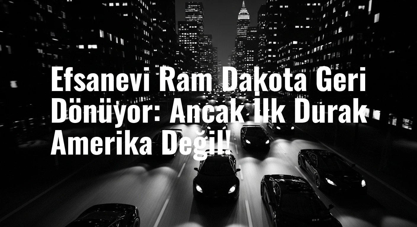 Efsanevi Ram Dakota Geri Dönüyor: Ancak İlk Durak Amerika Değil!